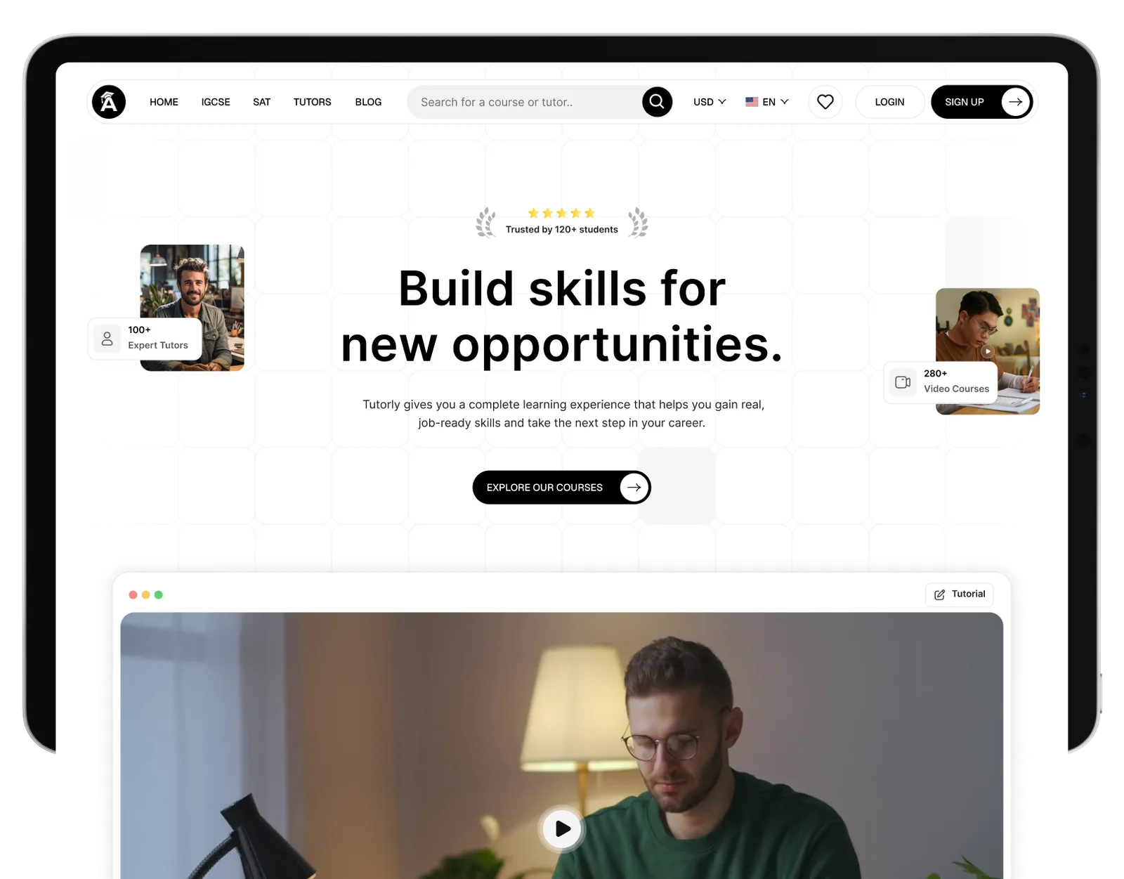 Aceit platform screen